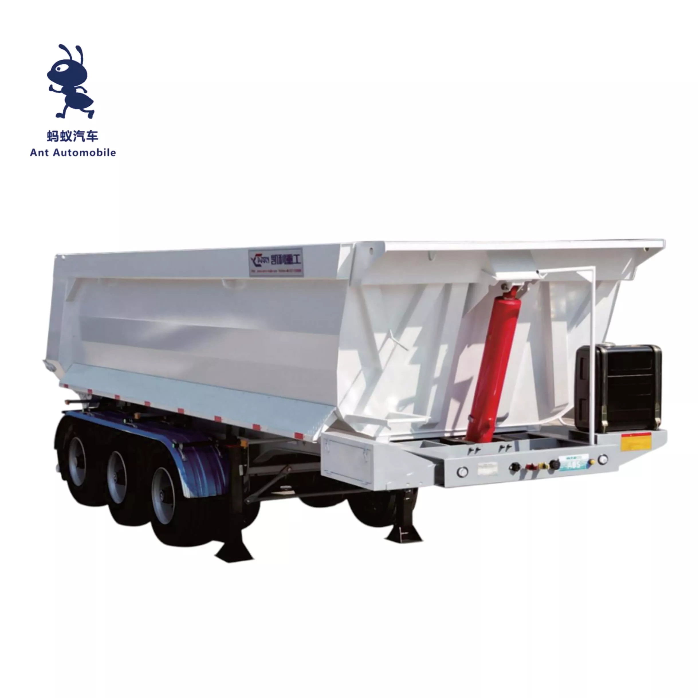 3 Axle End Tipper Semi Trailer