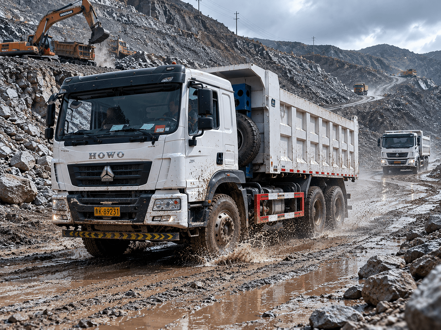 For Harsh Mining Road Conditions