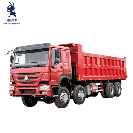 Second Hand Dump Truck SINOTRUK Howo 8x4 Dump Truck 371 375 HP For Sale