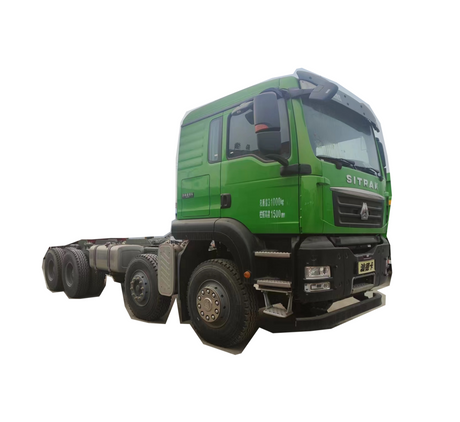 Camions à ben à benne G5 Sinotruk a utilisé des camions à benne basculants weichai moteur 8x4 cargo de basse