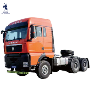 Intelligent Technology Sitrak G7S 6X4 Tractor Trucks Steel Plate Bridge Truck Trailer