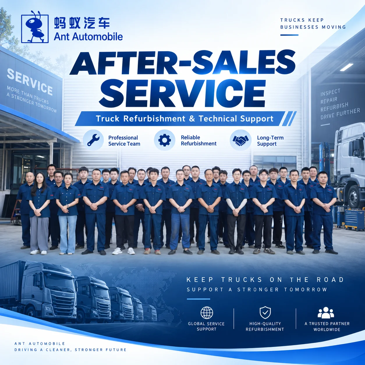 Professional Truck After-Sales Service & Refurbishment Support at Ant Automobile