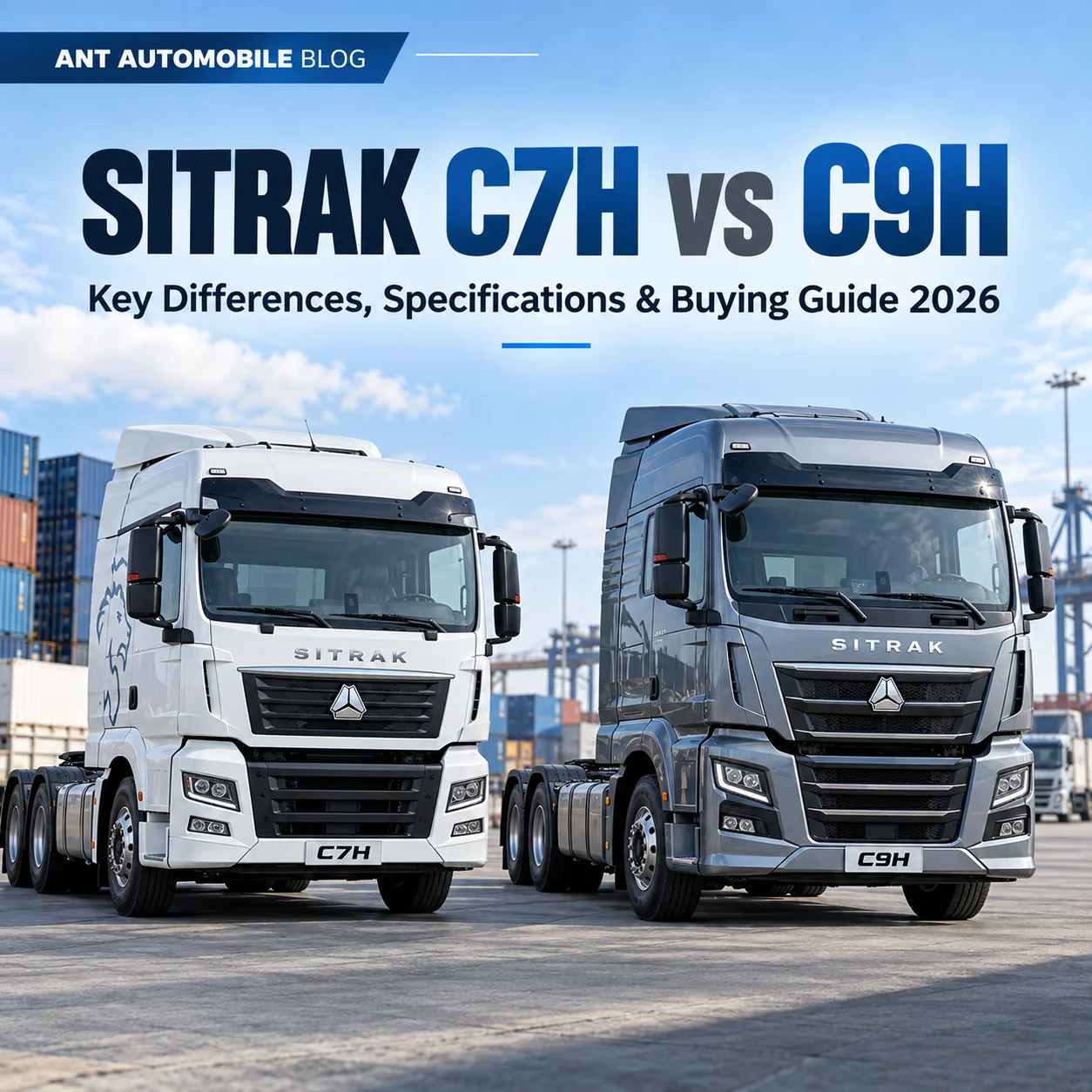 SITRAK C7H vs C9H tractor truck comparison.webp