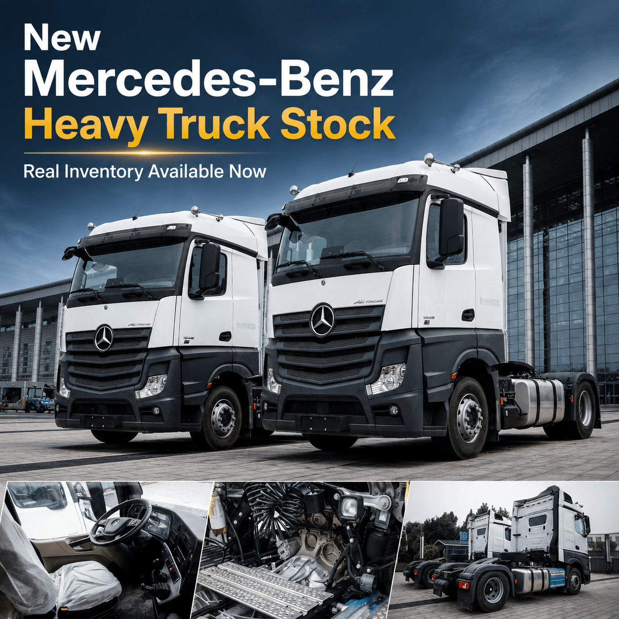Mercedes-Benz Actros 1848 Tractor Trucks Arrive at Ant Automobile – New Stock Available