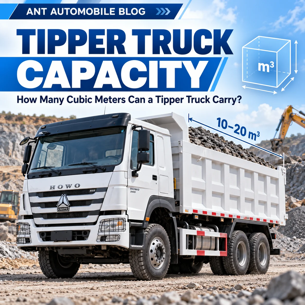 How Many Cubic Meters Can a Tipper Truck Carry.webp