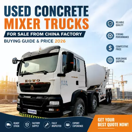 used concrete mixer trucks china factory.webp